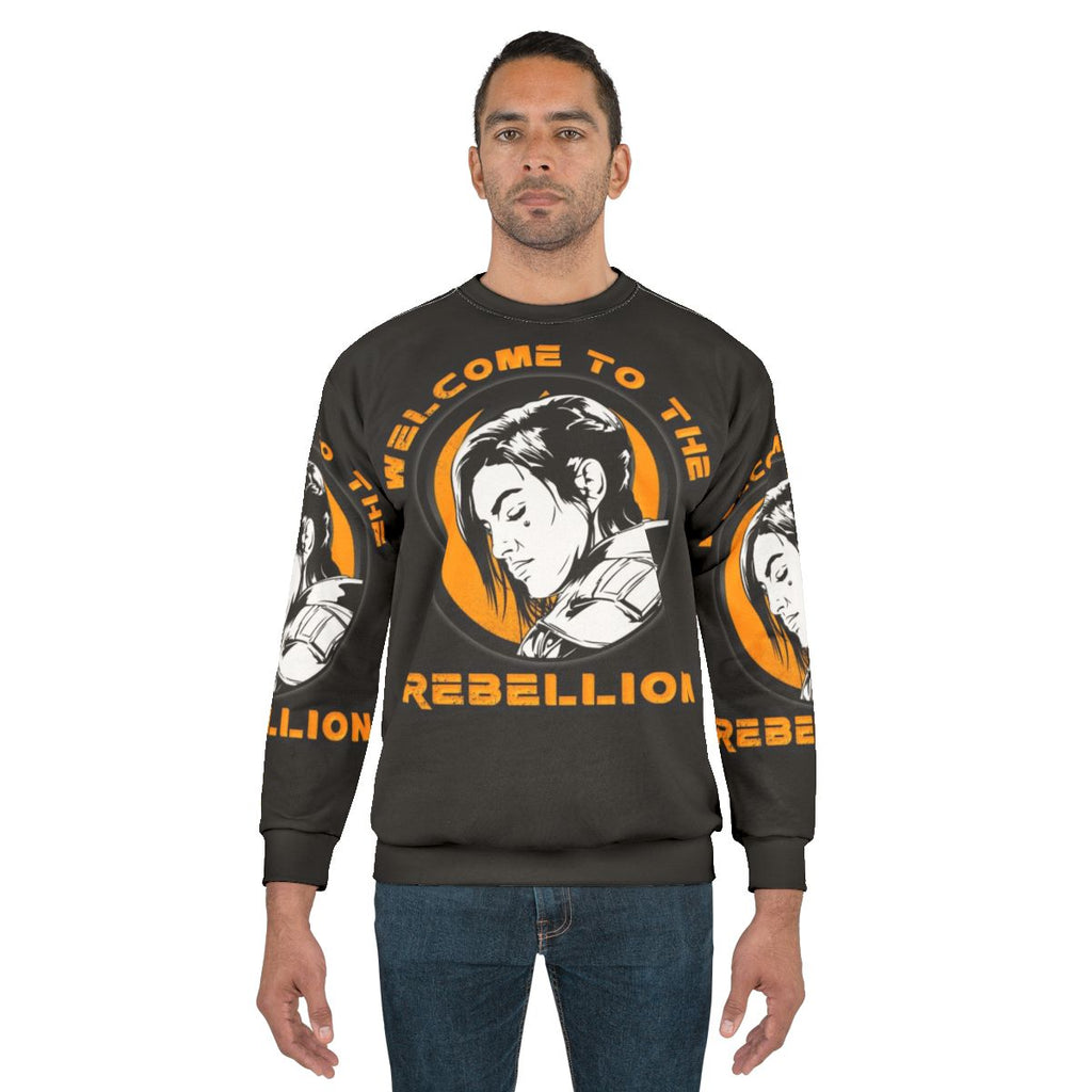 Gina Carano "Welcome to the Rebellion" Sweatshirt