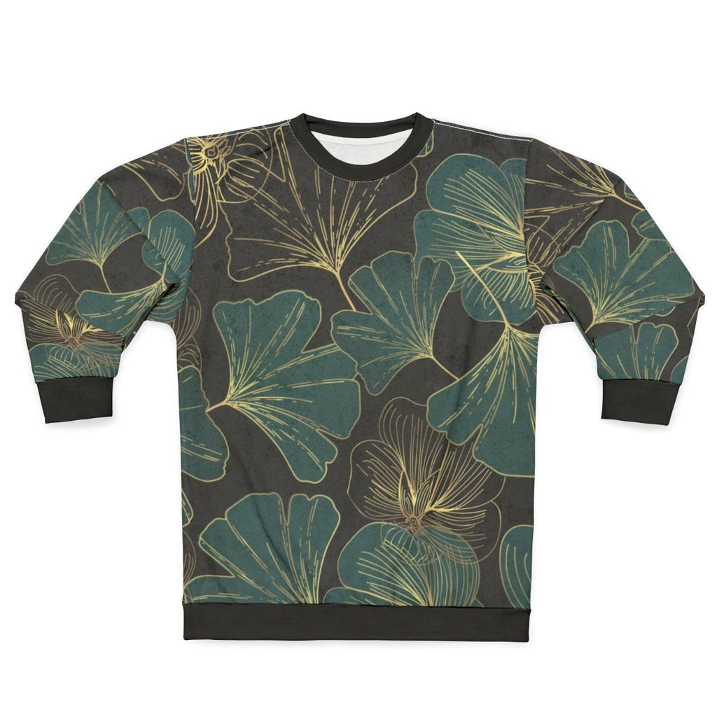 Ginkgo Biloba Leaf Art Sweatshirt