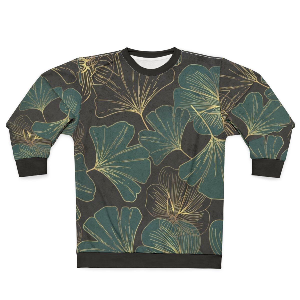 Ginkgo Biloba Leaf Art Sweatshirt
