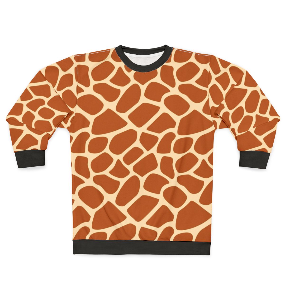 Giraffe print animal print sweatshirt