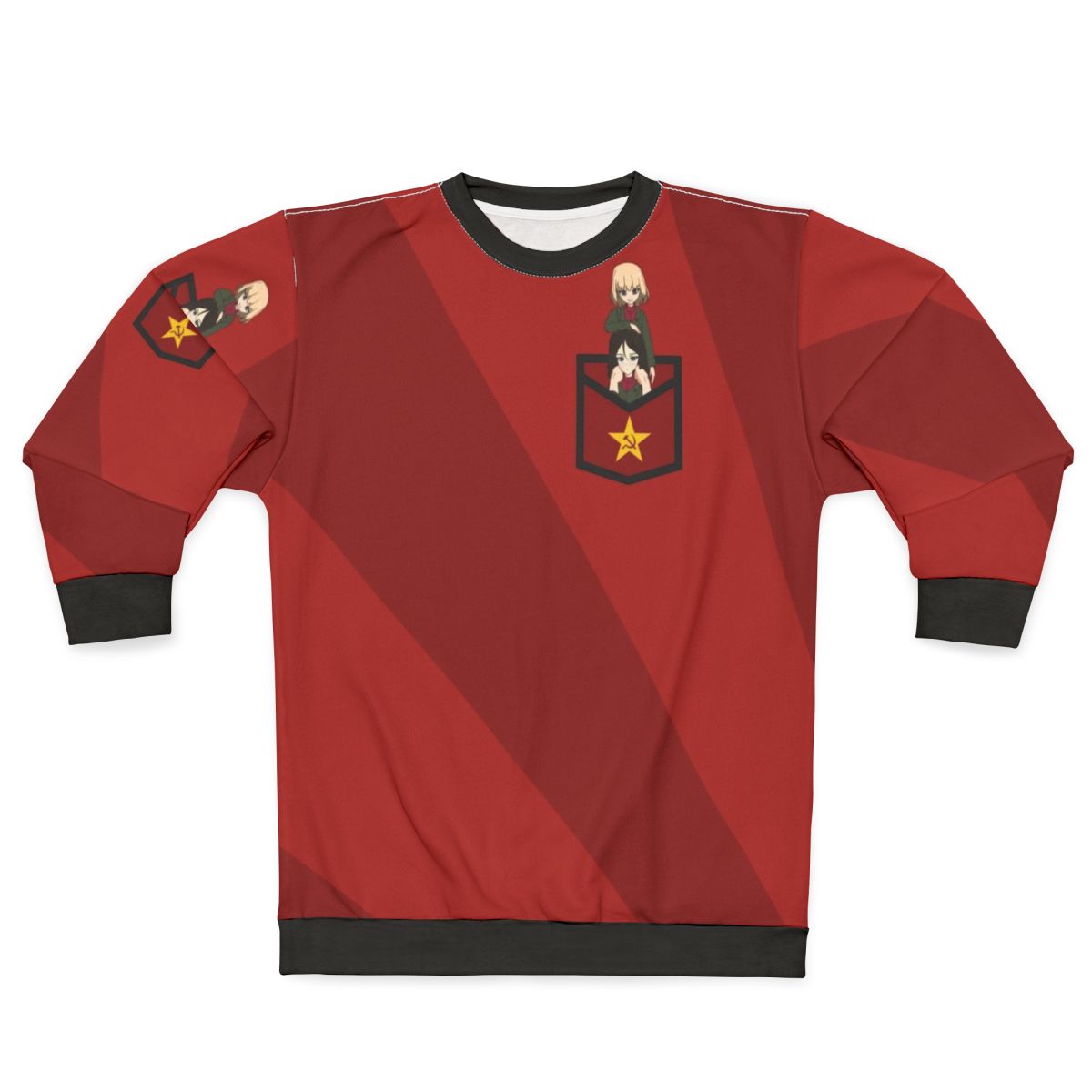 Girls Und Panzer Katyusha and Nonna Anime Sweatshirt