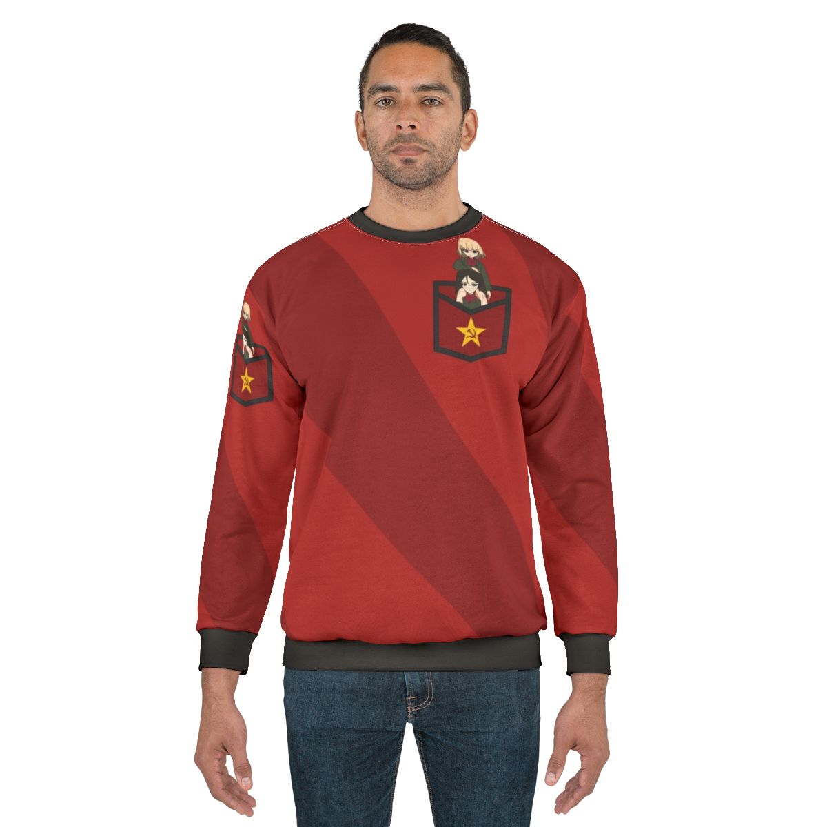 Girls Und Panzer Katyusha and Nonna Anime Sweatshirt