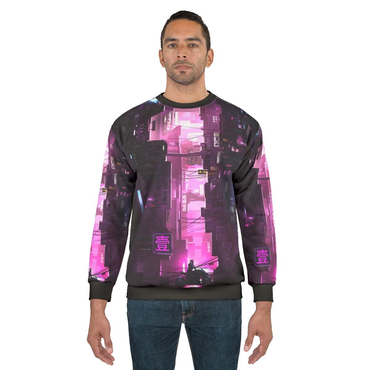 Gits Cyberpunk 2 Anime Sweatshirt