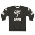 Alex Turner Inspired "Give A Damn" Graphic Sweatshirt
