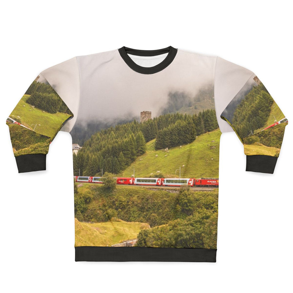 Glacier Express Sweatshirt for Train Enthusiasts