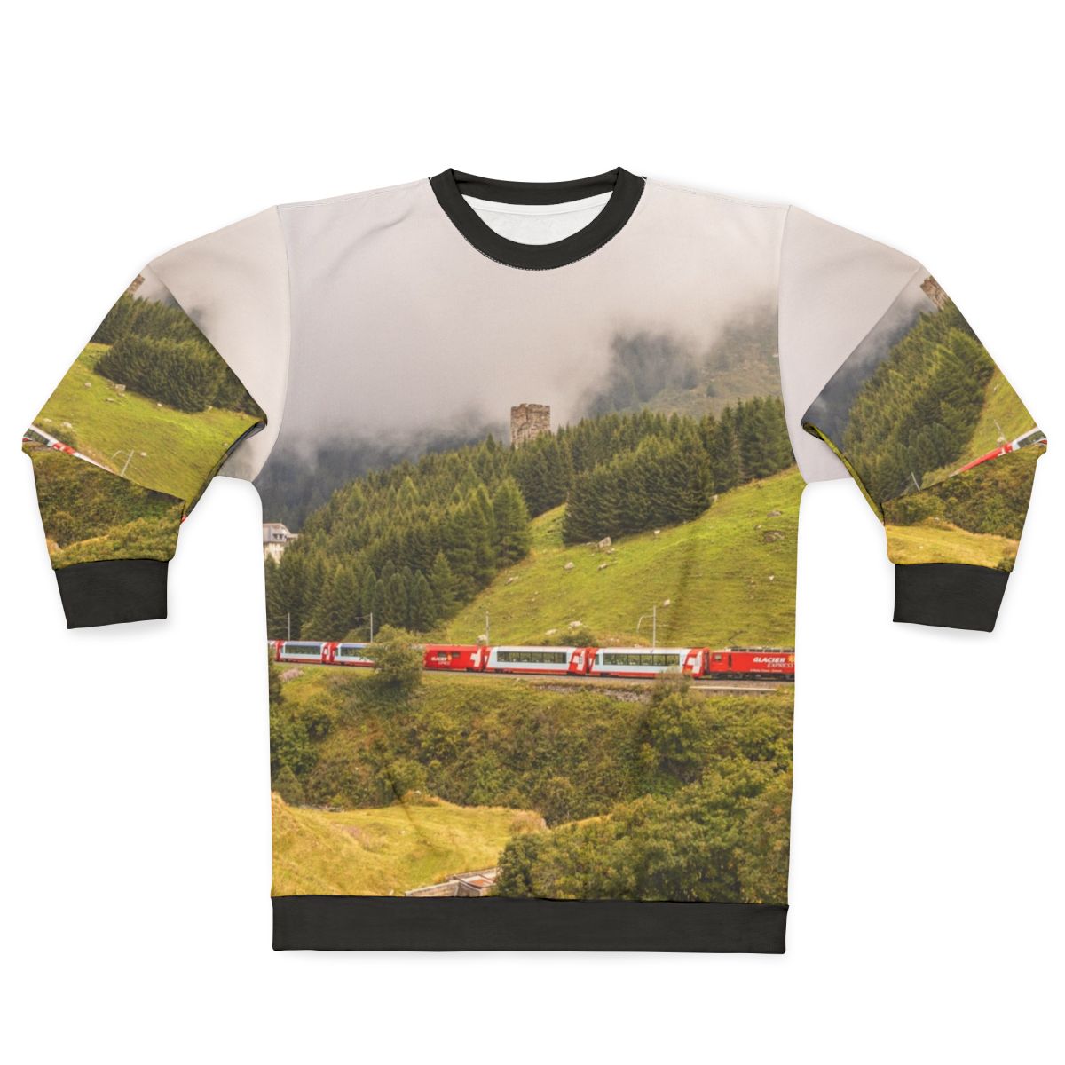 Glacier Express Sweatshirt for Train Enthusiasts