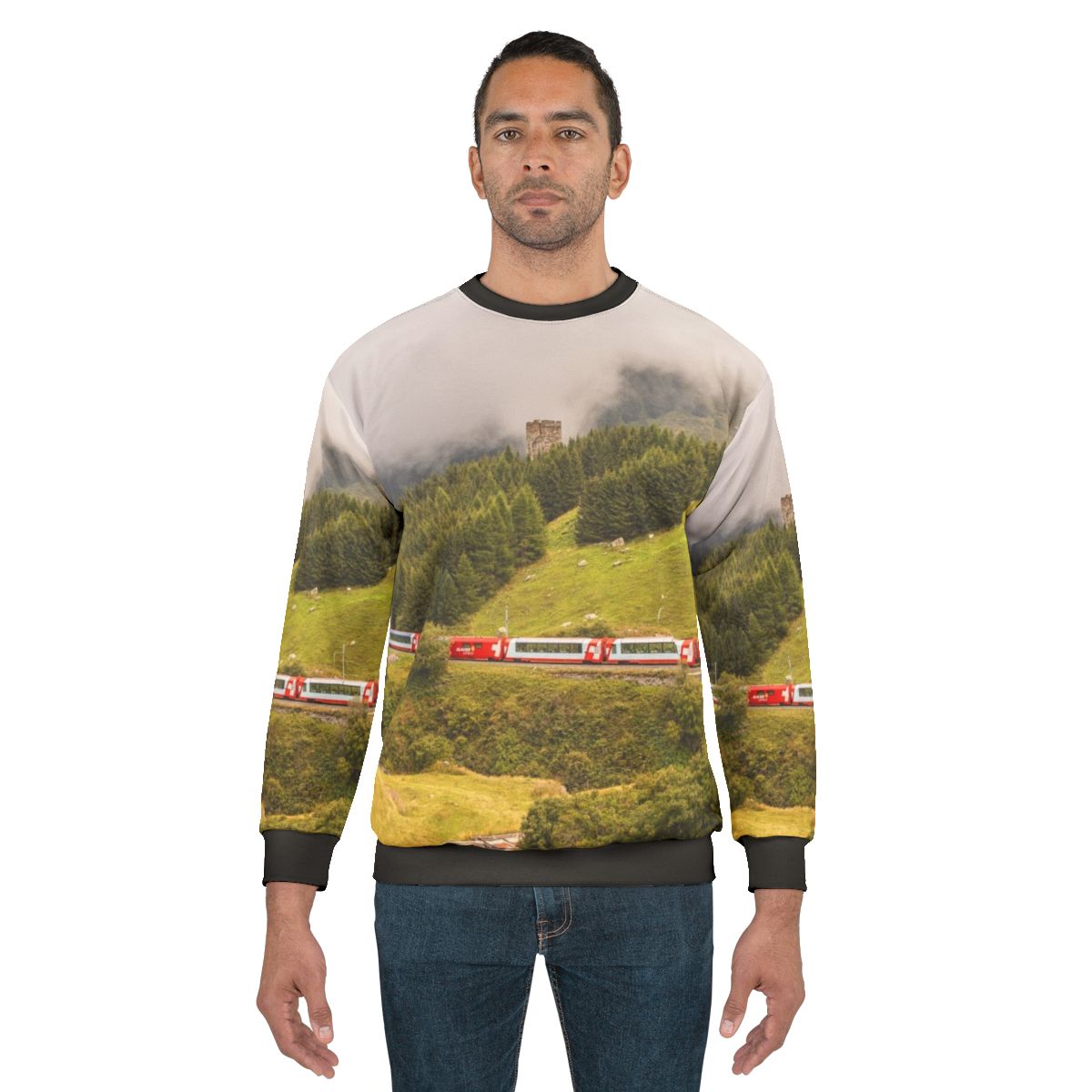 Glacier Express Sweatshirt for Train Enthusiasts