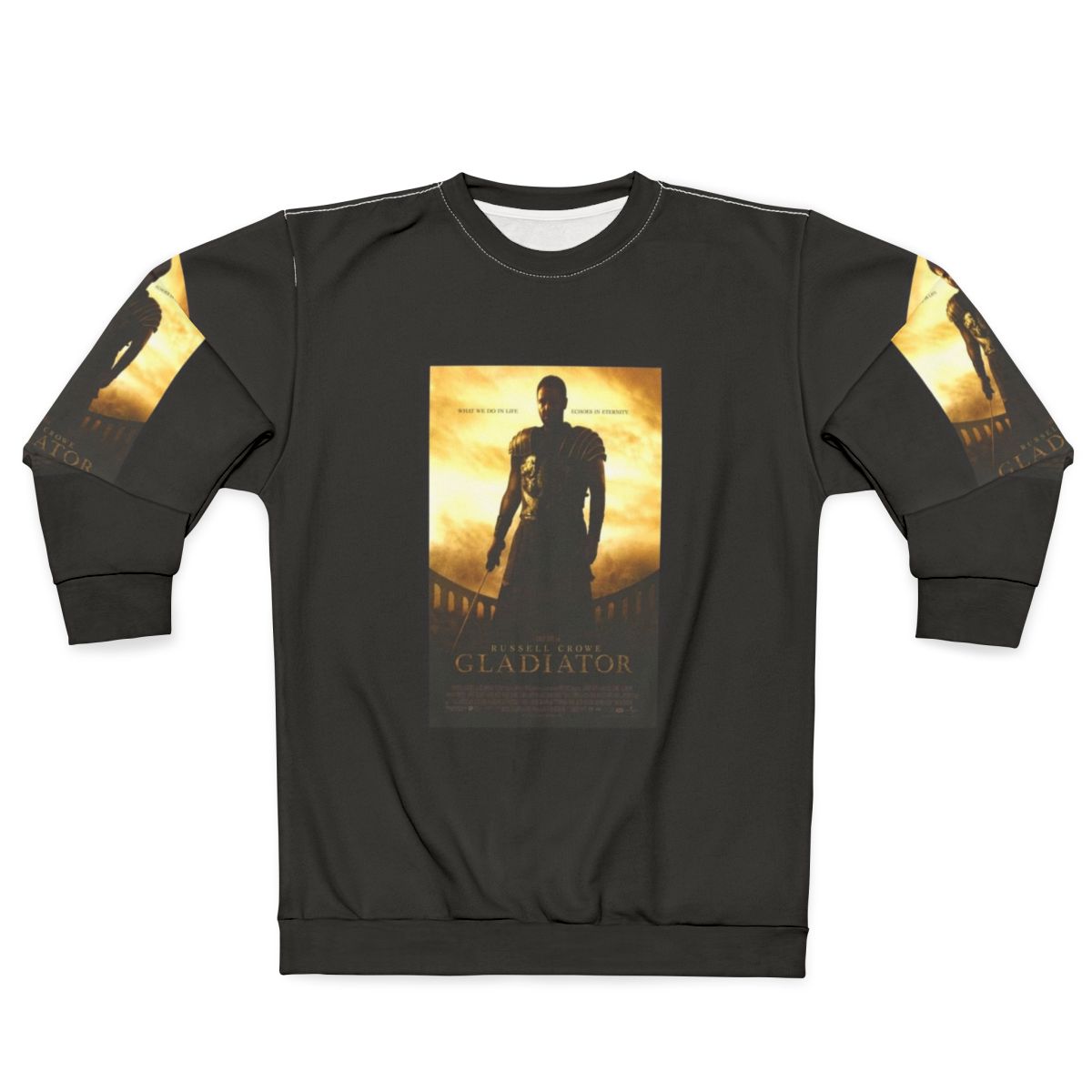 Gladiator Sweatshirt with Roman Empire Motif