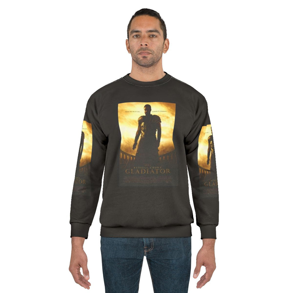 Gladiator Sweatshirt with Roman Empire Motif