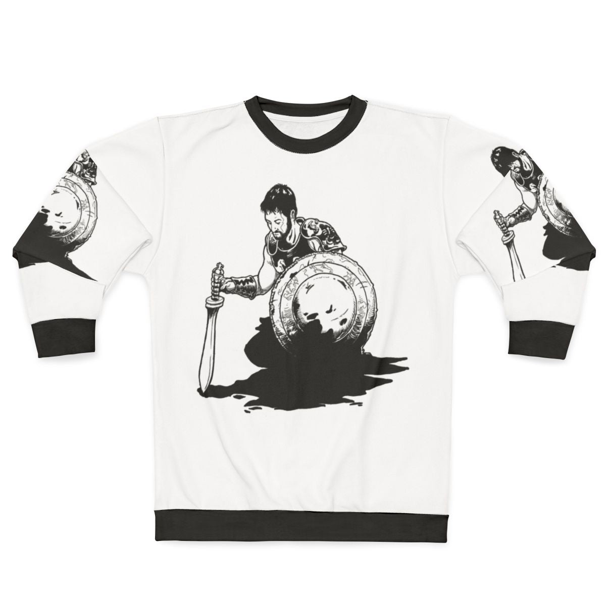 Gladiator Sweatshirt with Ancient Roman Design