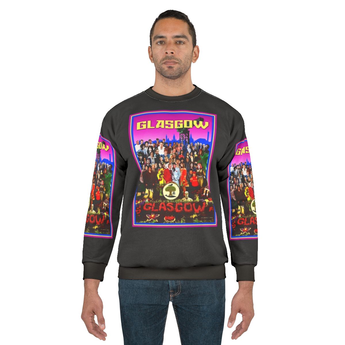 Glasgow Sweatshirt featuring Stu Who Comedy