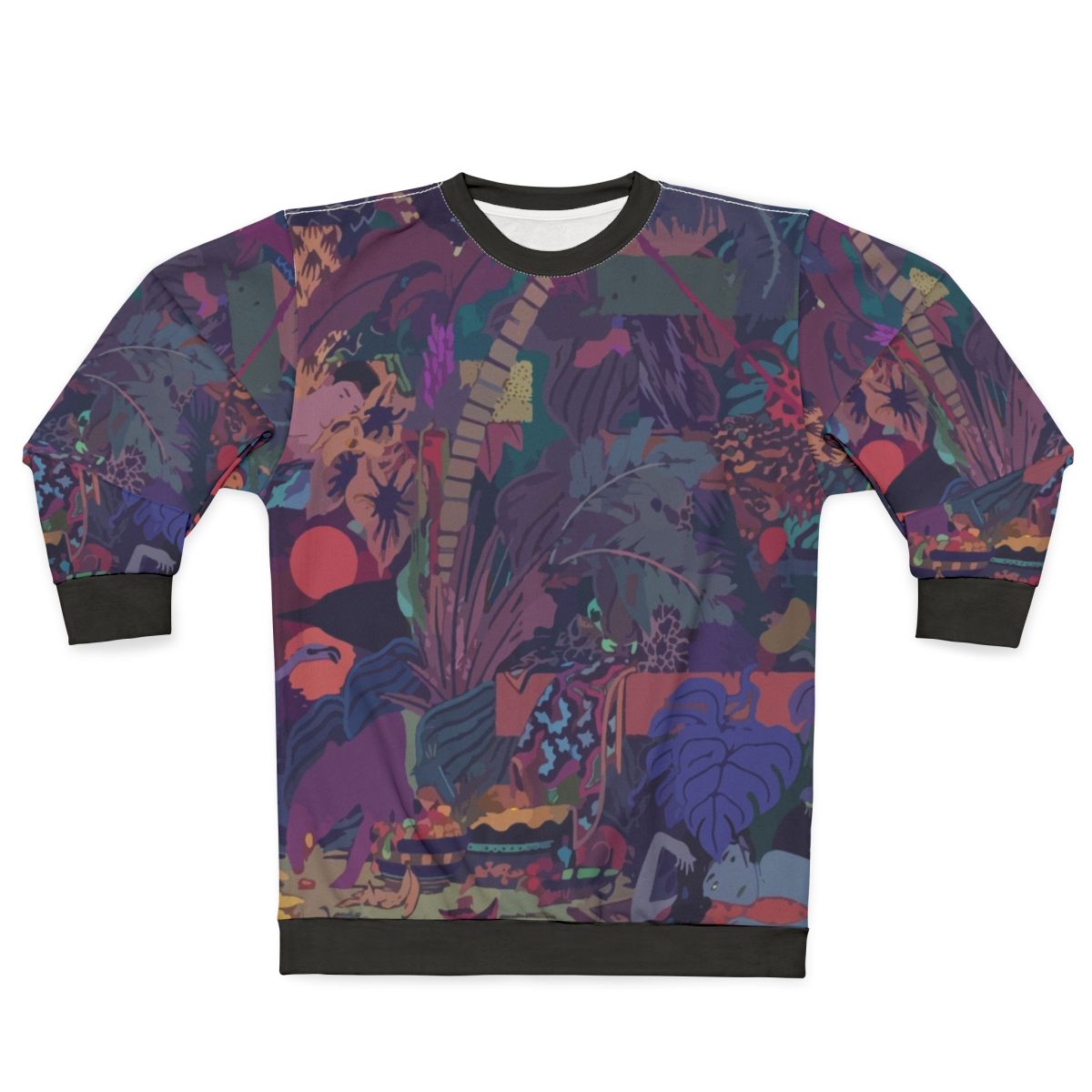 Glass Animals Zaba Colorful Graphic Sweatshirt