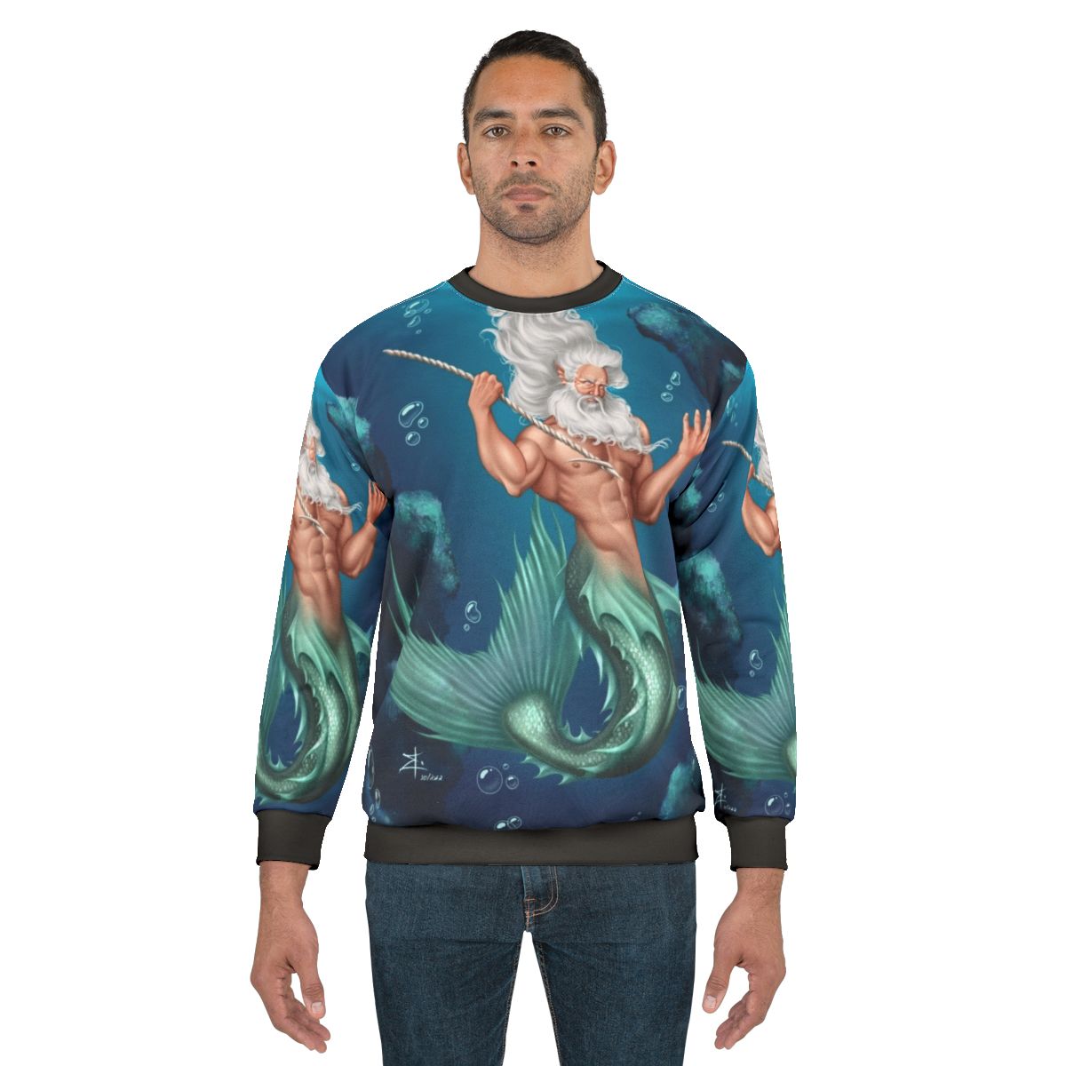 Glaukos Greek Mythology Sea God Sweatshirt