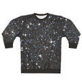 Glittering Galaxy Sweatshirt - Cosmic Clothing for Space Enthusiasts
