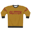Glitter In Blood Horror Typography Sweatshirt