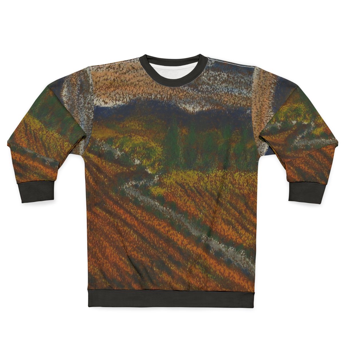 Gloria Ferrer autumn landscape winery vineyards sweatshirt