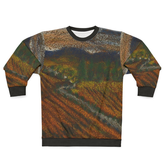 Gloria Ferrer autumn landscape winery vineyards sweatshirt