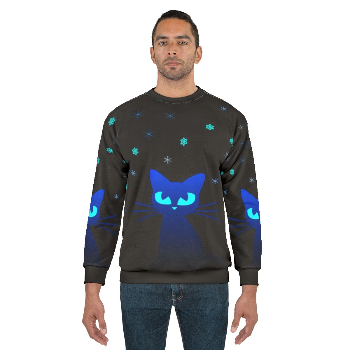 Glow in the dark cat sweatshirt