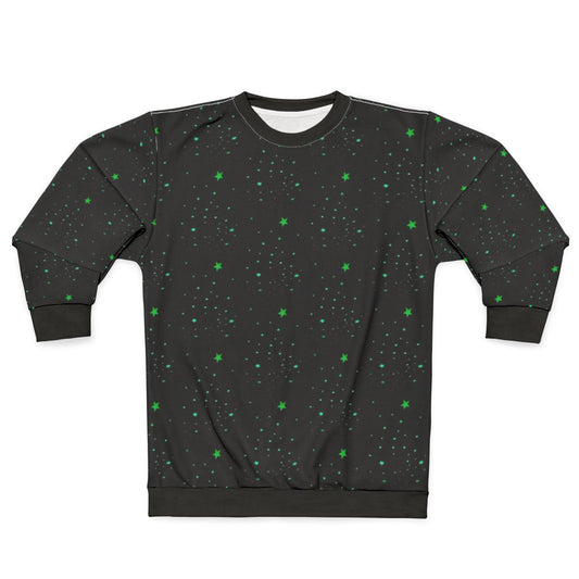 Glow in the Dark Star Pattern Aesthetic Sweatshirt