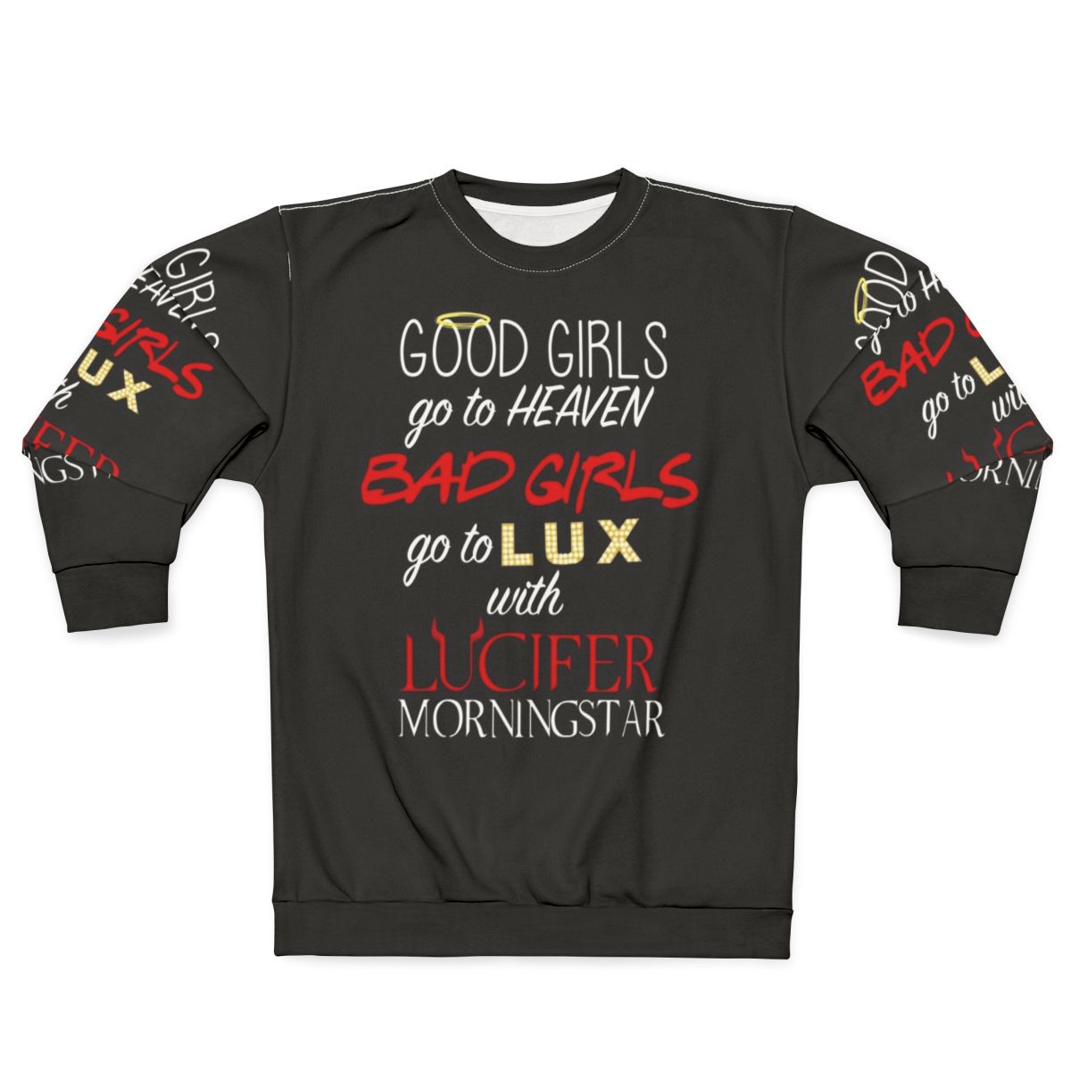 Lucifer Morningstar sweatshirt with tom ellis