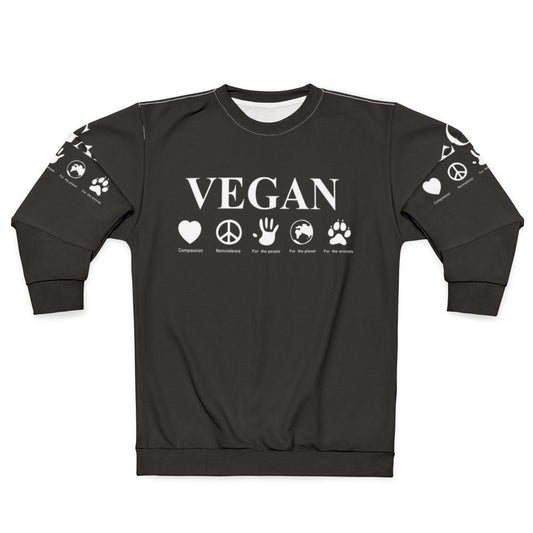 Vegan Sweatshirt with Compassionate Design