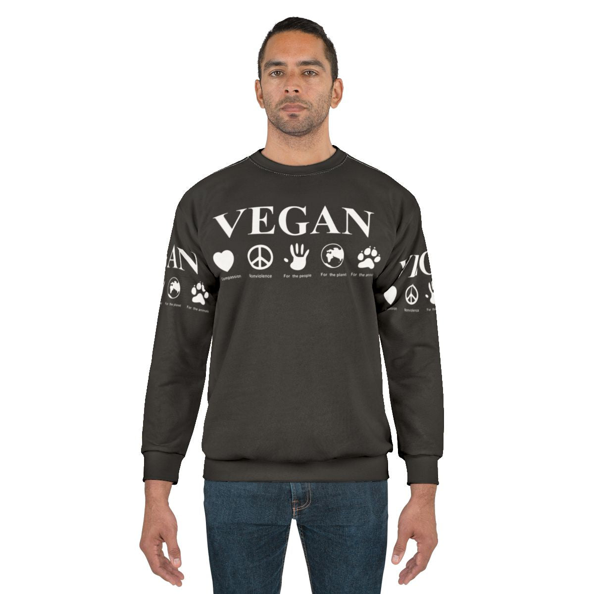 Vegan Sweatshirt with Compassionate Design