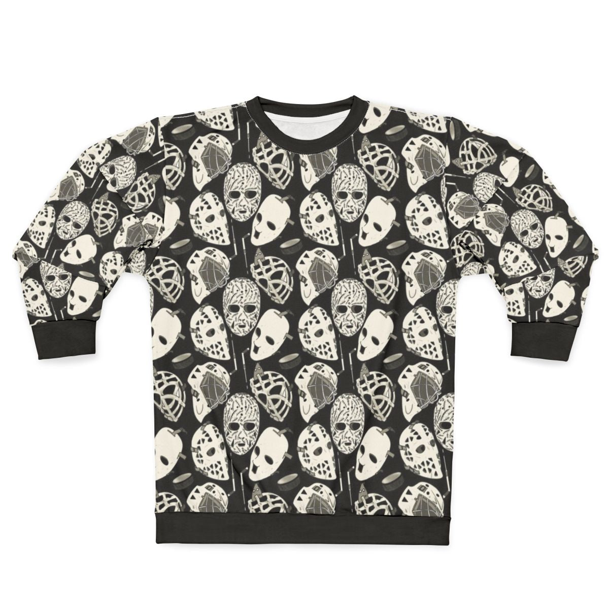 Vintage Goalie Bones Hockey Sweatshirt