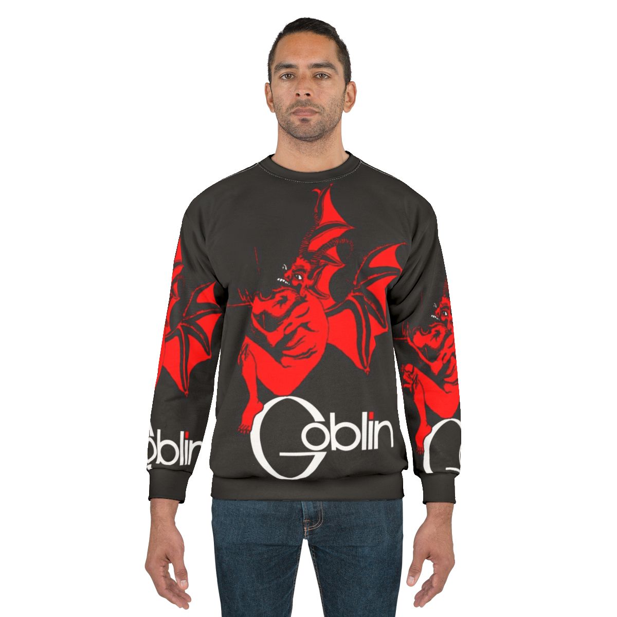 Goblin sweatshirt for fans of gothic and fantasy style