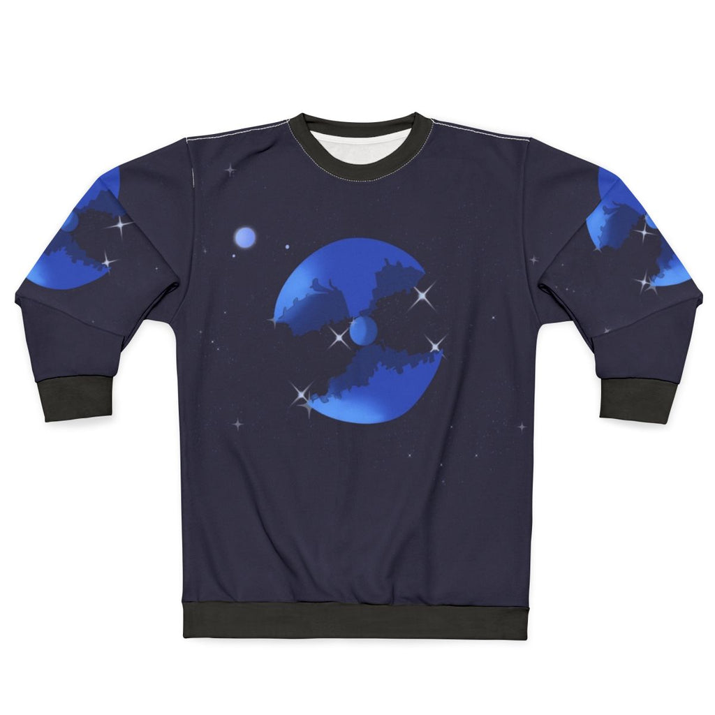 80s Gobotron Peace Corp Sweatshirt with Retro Robots and Space Sci-Fi Designs