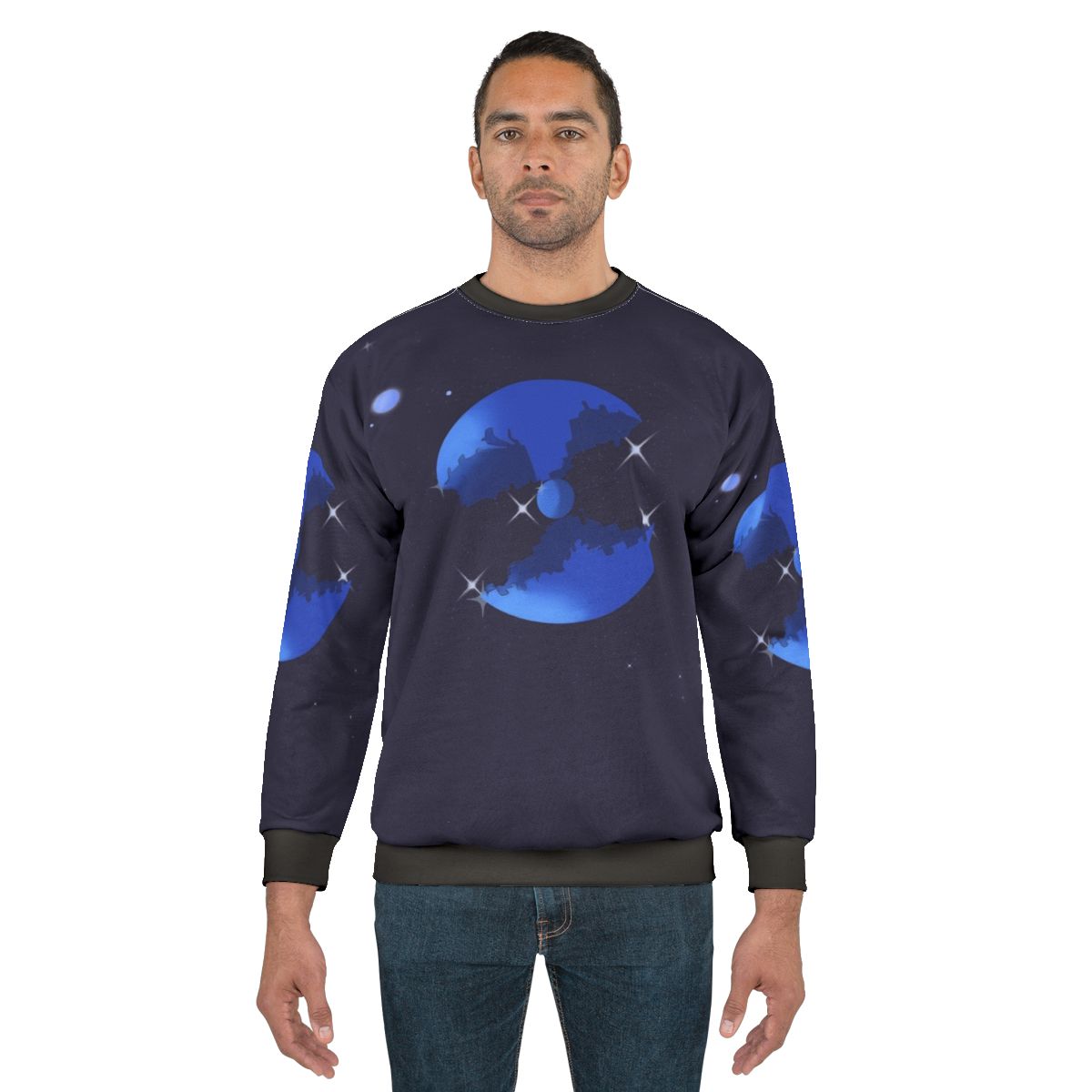 80s Gobotron Peace Corp Sweatshirt with Retro Robots and Space Sci-Fi Designs
