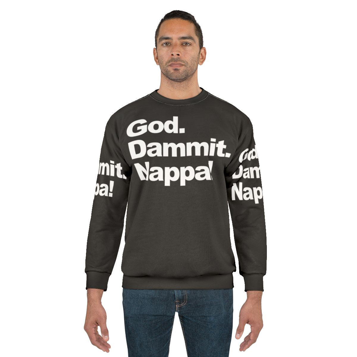 God Dammit Nappa Dragon Ball Z Abridged Parody Sweatshirt