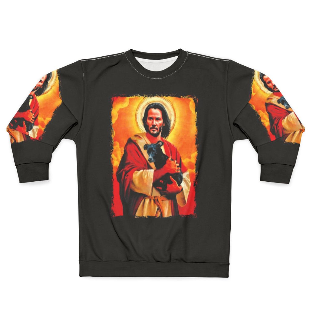 Keanu Reeves "God Dog" Graphic Sweatshirt