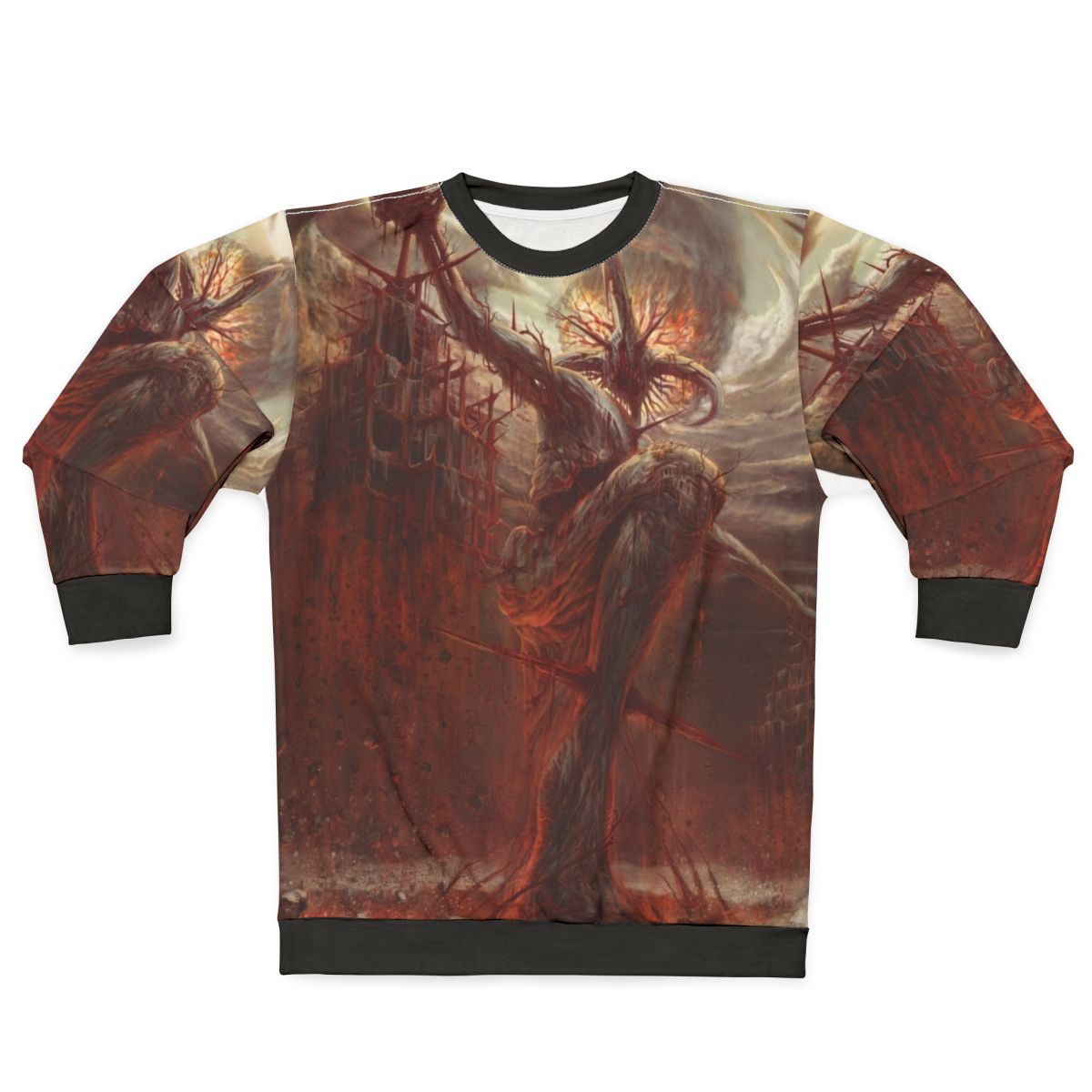 God of Pain Dark Horror Metal Sweatshirt