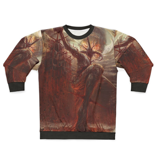 God of Pain Dark Horror Metal Sweatshirt