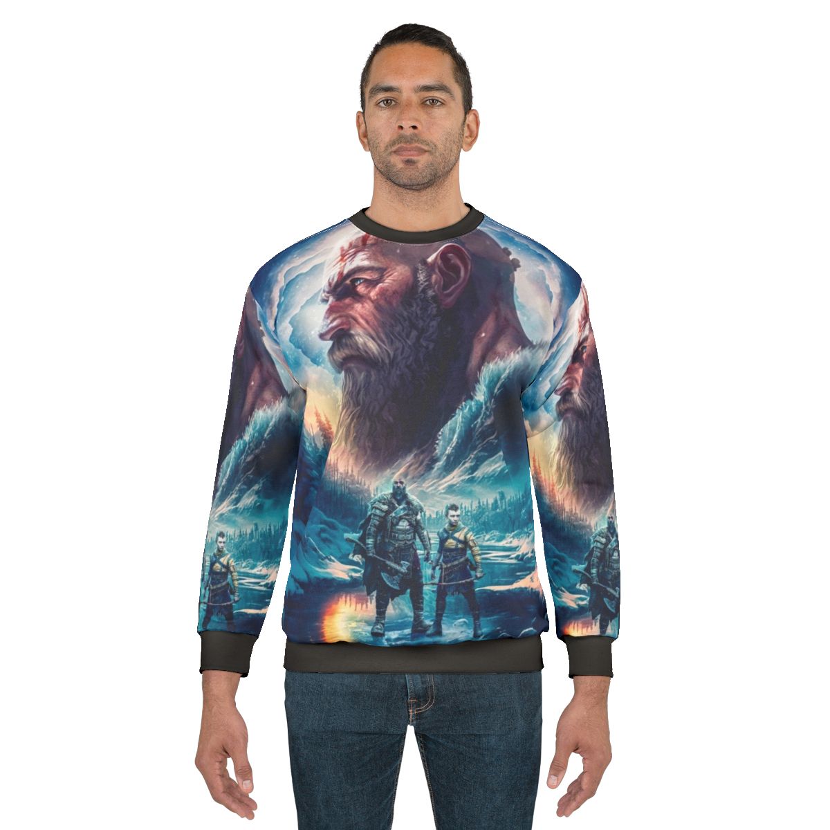 God of War Ragnarok Kratos and Atreus Sweatshirt