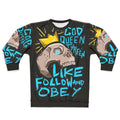 God Queen Borderlands 3 Sweatshirt featuring a skull and crown vector design
