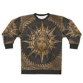 Golden Apollo Sun God Greek Key Ornament Sweatshirt