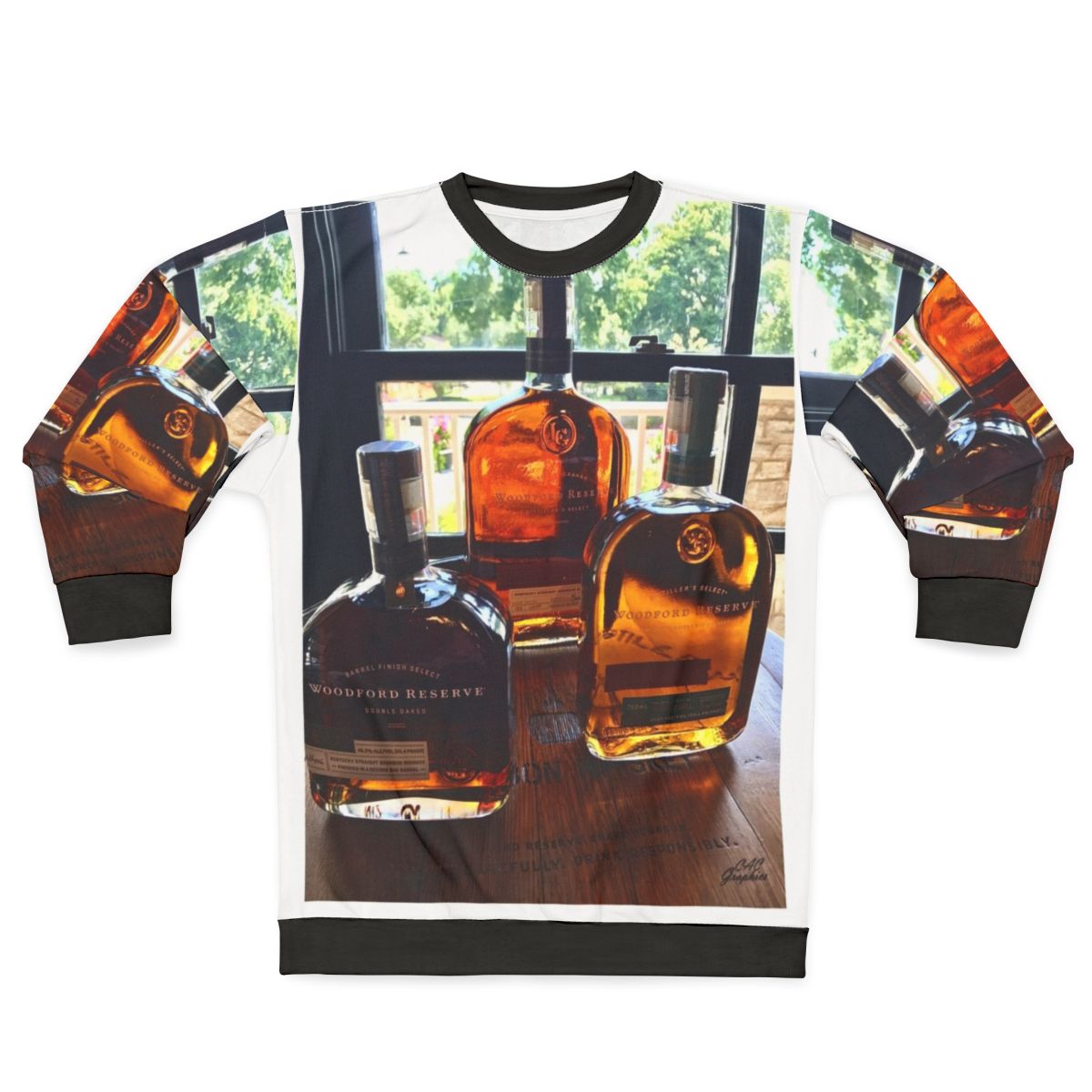 Golden Bourbon Sweatshirt featuring Kentucky Bourbon Distillery Graphics