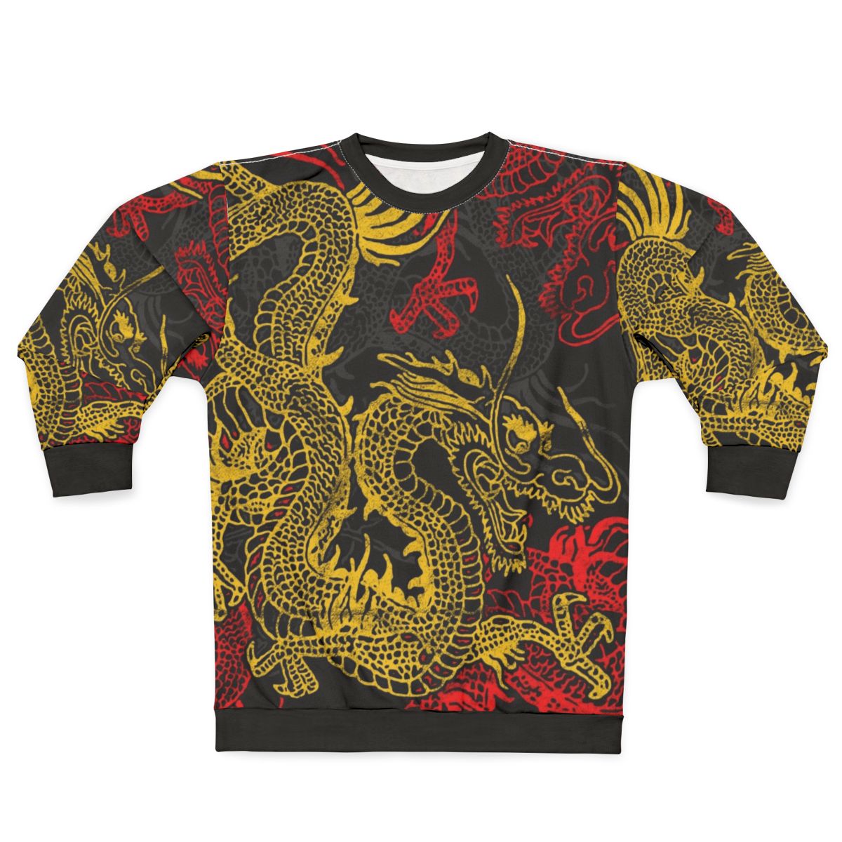 Sweatshirt featuring a majestic Chinese dragon design