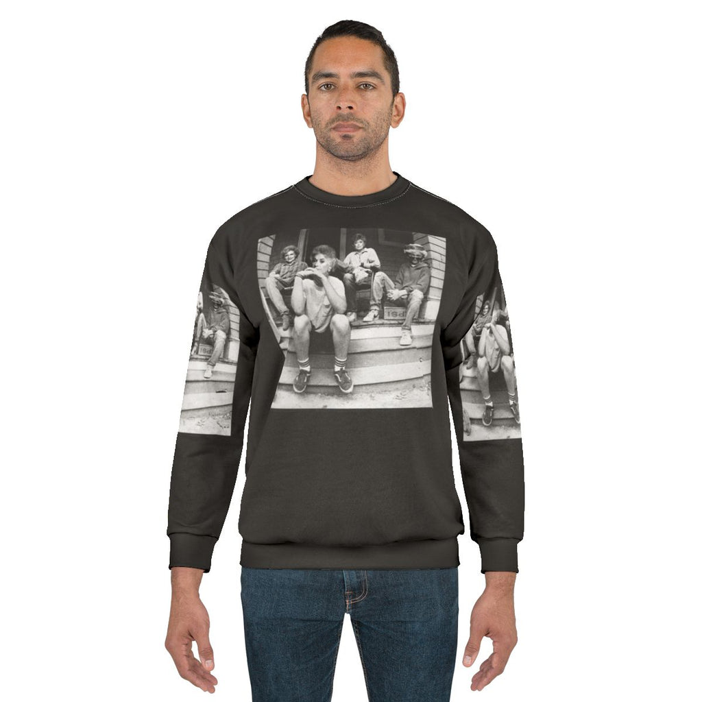 Golden Girls Sweatshirt with Iconic Characters Blanche, Rose, Dorothy, and Sophia