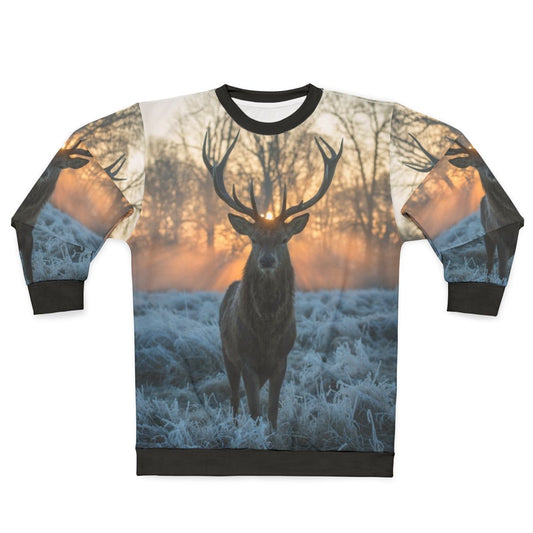 Legendary Stag Sweatshirt - Scottish Highlands Hunting Wildlife