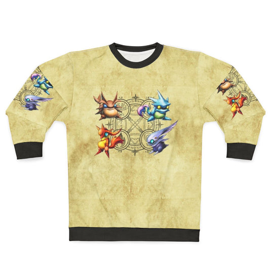 Golden Sun Djinn Video Game Sweatshirt