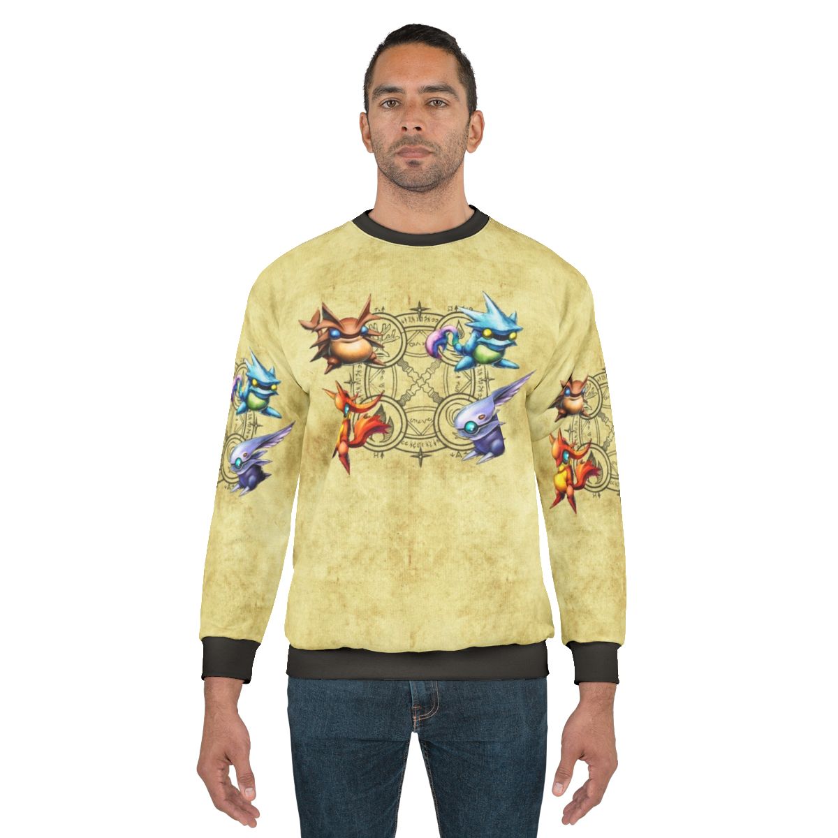 Golden Sun Djinn Video Game Sweatshirt