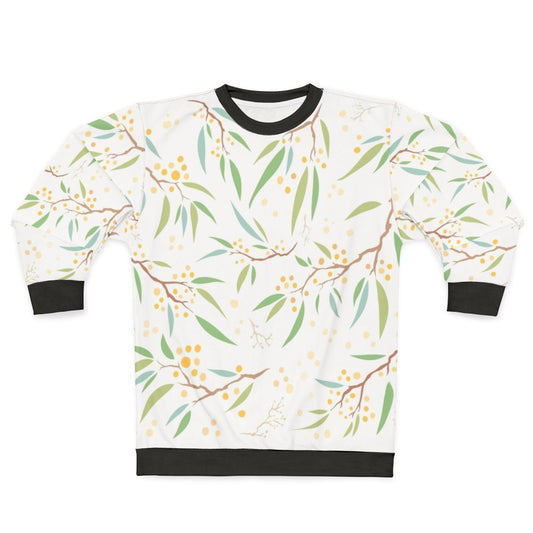 Golden Wattle Flower Floral Sweatshirt