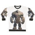 Embroidered golem sweatshirt featuring a legendary fantasy creature