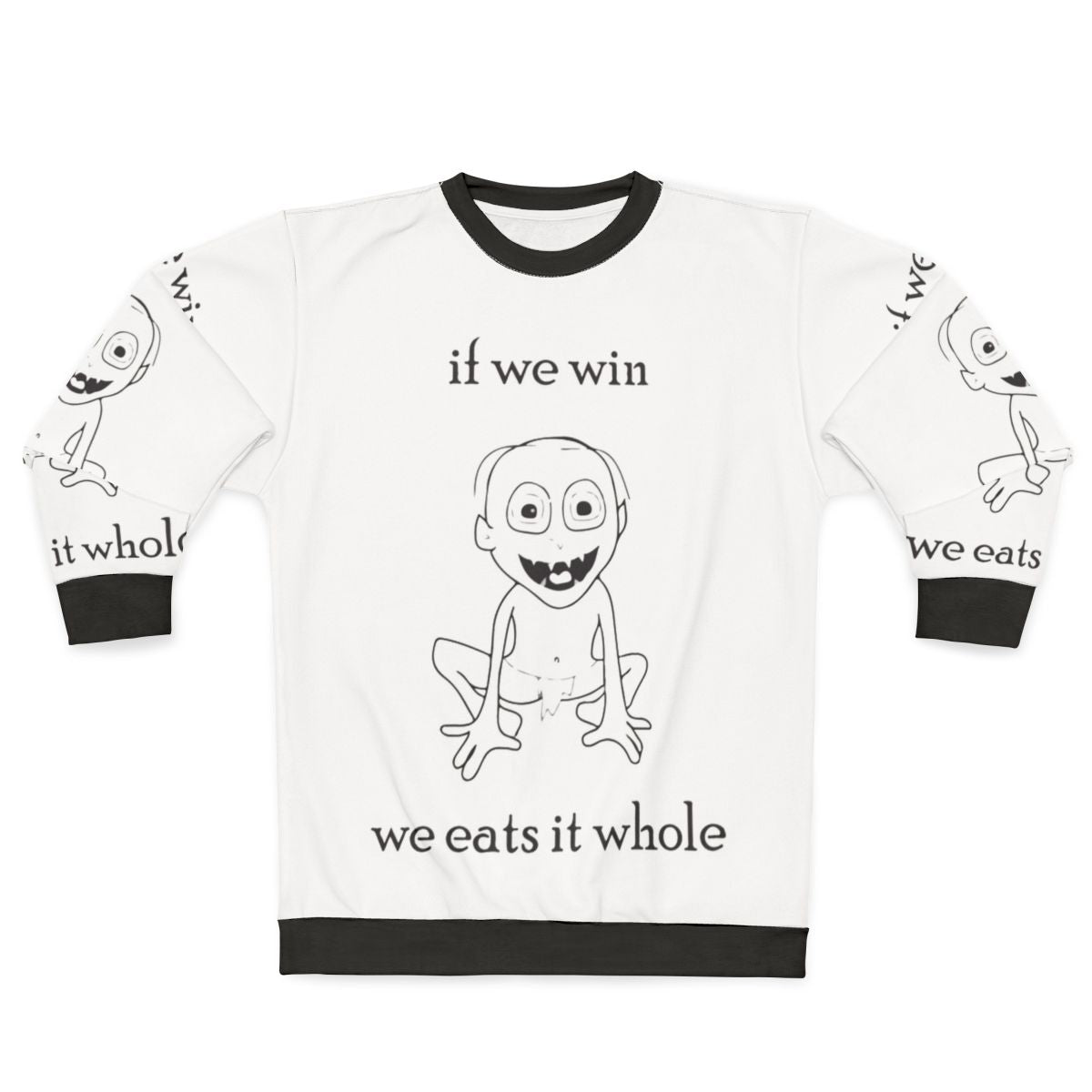 Gollum T-Shirt and Sweatshirt, Lord of the Rings Inspired Fashion