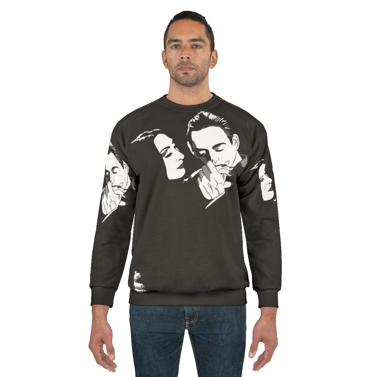 Morticia and Gomez Addams Cult Classic Sweatshirt