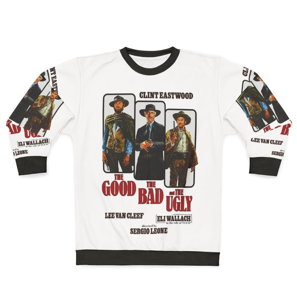 Vintage style "The Good, The Bad and The Ugly" sweatshirt featuring Clint Eastwood