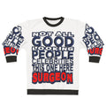 Surgeon wearing a comfortable and fashionable sweatshirt