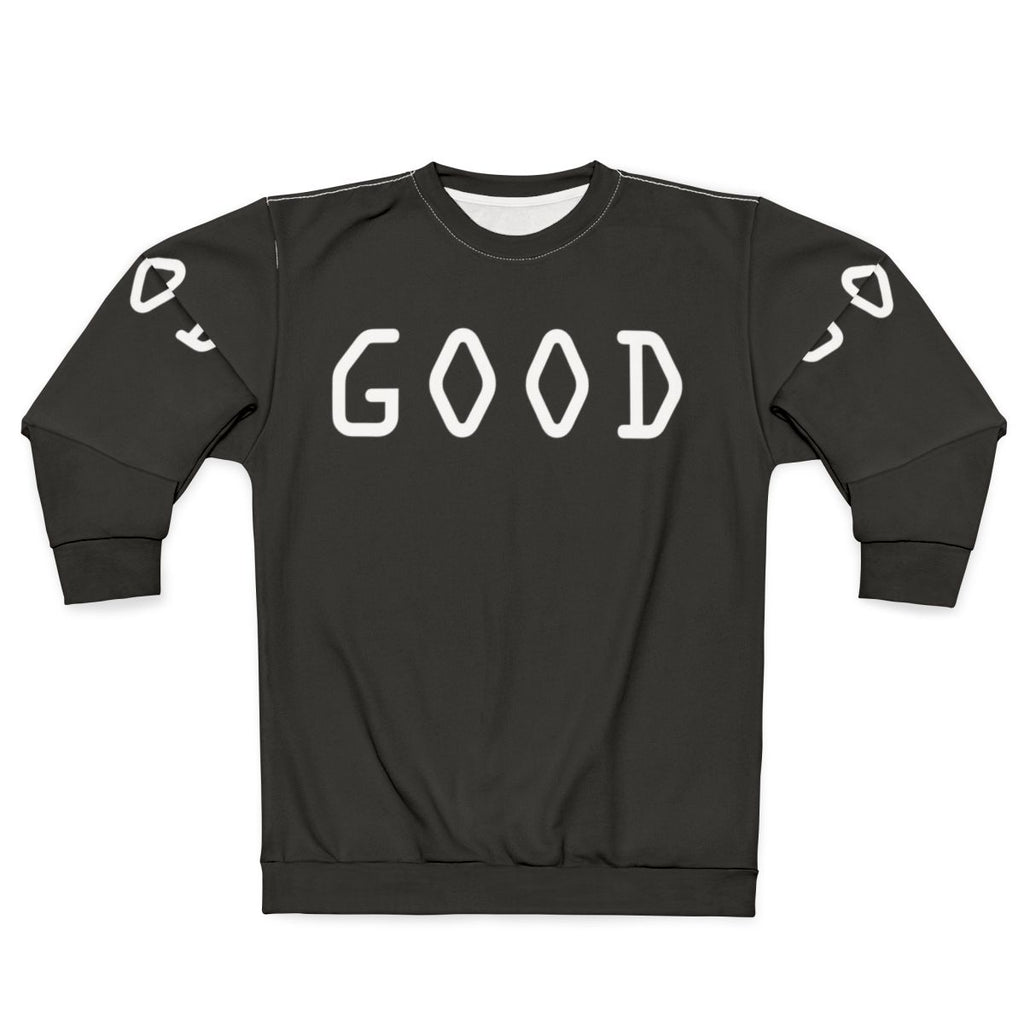Motivational sweatshirt with inspiring graphics
